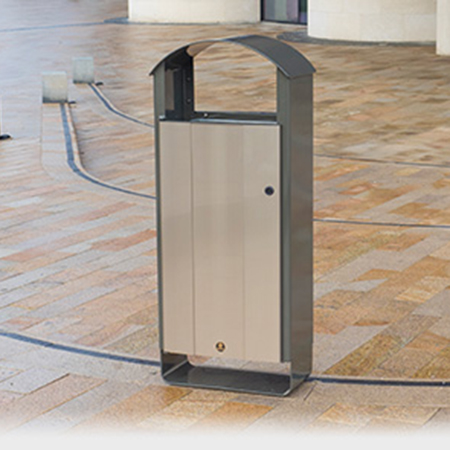 Glasdon launch their stylish Electra™ Curve litter bin