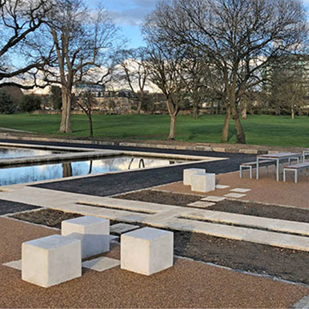 Furnitubes add modernity to Enfield Town Park