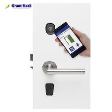 Futuristic bluetooth hotel locks by Grant Haze London