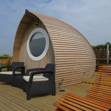 Anti-Slip Decking for Lee Wick Farm glamping