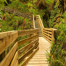 Walkway and bridge created for Isle of Man walking trail