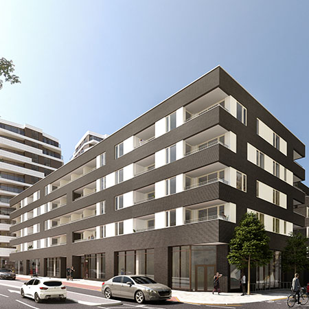 Bespoke balcony outlets for £30m ‘Motion’ development