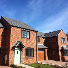 Profile 22 Optima Chamfered Windows used in Telford social housing development