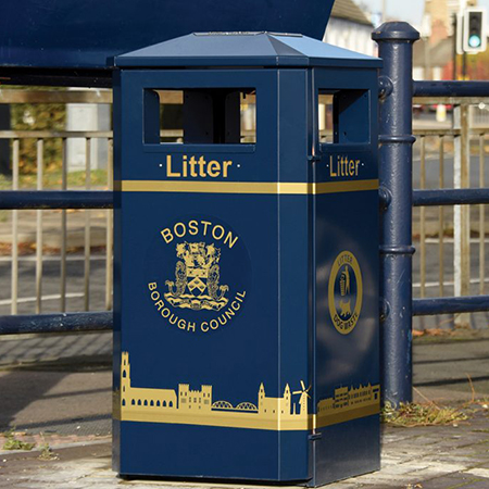 Derby Standard Bins reduce waste for Boston Borough Council