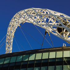 Superb aesthetics and anticorrosive protection for Wembley Stadium