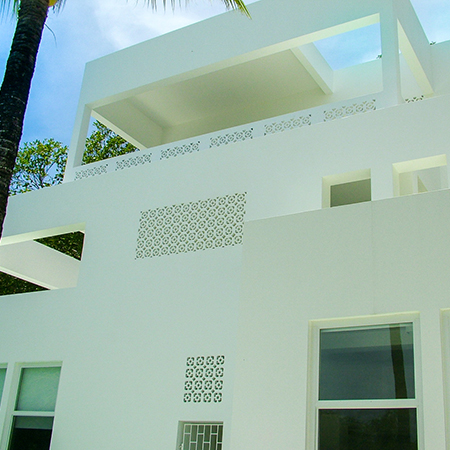 Luxury Caribbean house resists humidity with MEDITE TRICOYA EXTREME