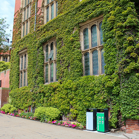 Modern Ascot Litter Bins for The University of Sheffield campus