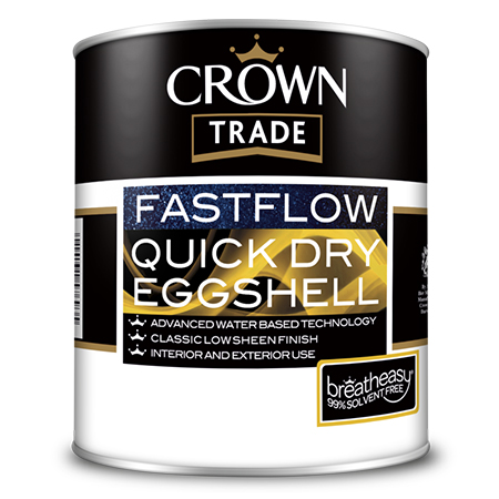 Crown Paints launch new Fastflow Quickdry Eggshell