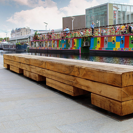 Bespoke external furniture adds modernity to The Brunel Building