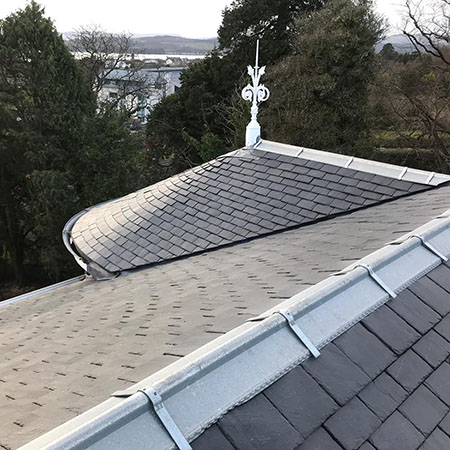 CUPA PIZARRAS luxury roofing for a listed building in Helensburgh