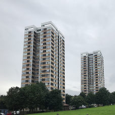 Multiple high-rise natural smoke ventilation systems for Newcastle Homes