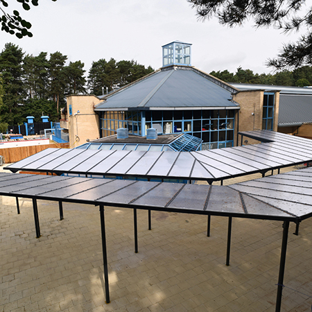 Bespoke Covered Walkway helps customers queue at Coral Reef Waterworld