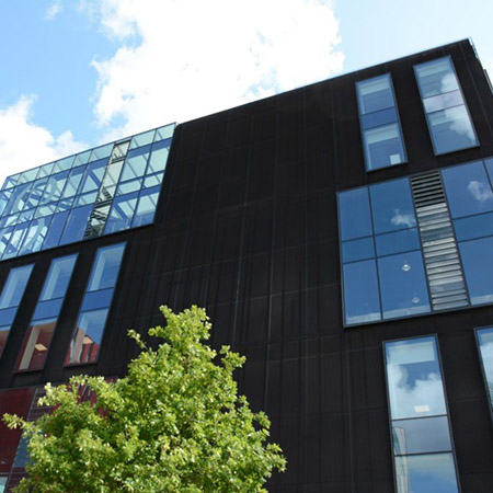 Fieger single-glazed louvre vents for 8 First Street in Manchester