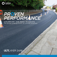 ULTILAYER SAMI technology gives Worcester Road long-term crack resistance