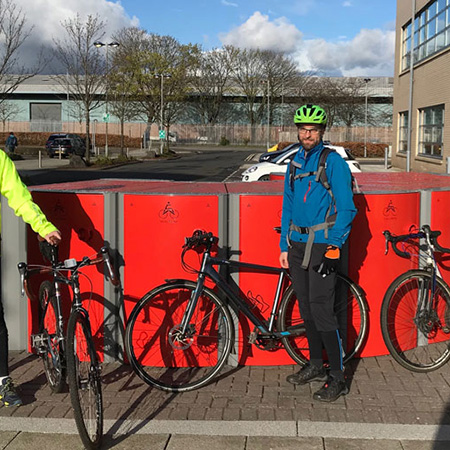 Velo-Safe Lockers prove popular for Hillington Park in Scotland