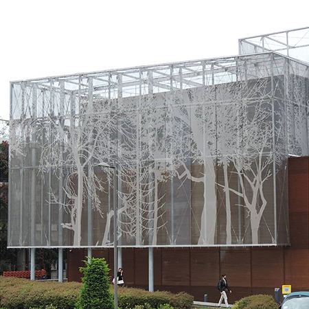 Corten Louvres Showcase Artwork at Technology Park