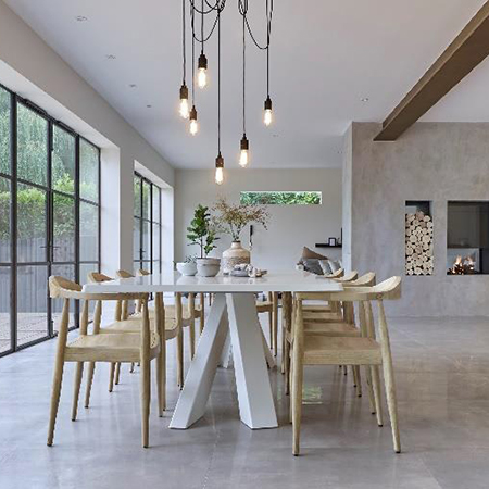 Bespoke steel and glass screens for luxury Hertfordshire home