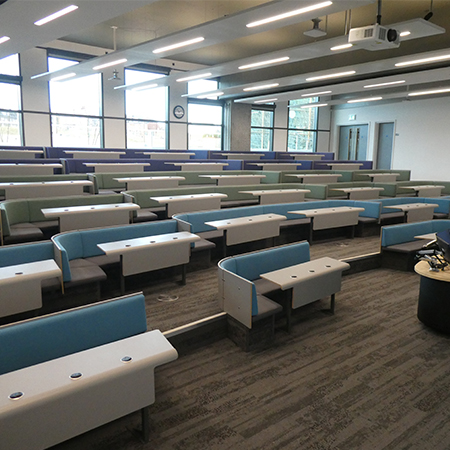 Collaborative bench seating at Newcastle University