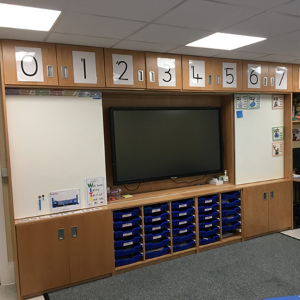 Witley Jones teaching walls have been installed in The Hall School
