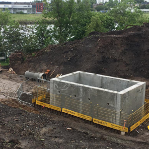 FP McCann CSO panel tank installed on Scottish Water wastewater scheme