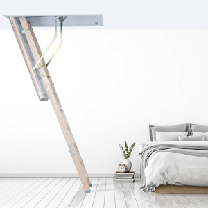 The new Quadro DD Wooden Loft Ladder from Premier Loft Ladders