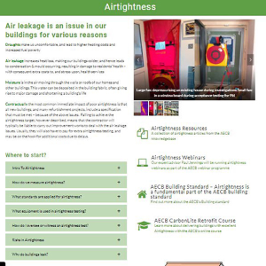 AECB airtightness resources