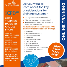 CPD online training events: key considerations for drainage systems