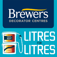 Get litres for litres at Brewers Decorator Centres
