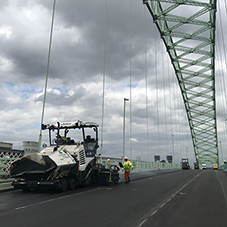 Aggregate Industries’ New Prolay Asphalt Bridges the Gap on Runcorn’s Silver Jubilee Bridge Renovation