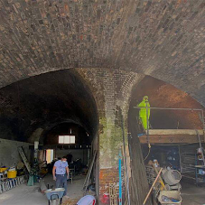 Newton specialist contractor, Structural Repairs, waterproofs historic brick arches in Windsor