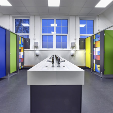 Dunhams Washroom Systems assist in the refurb of Wensum Junior School