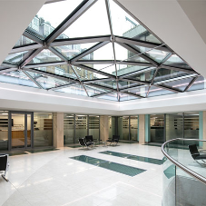 Glass Structures provide structural roof glazing for challenging project