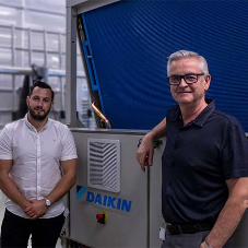 Daikin Applied's EWAD-TZ chiller provides an ideal solution for gym