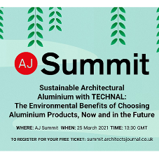 TECHNAL to share Sustainability Knowledge at AJ Summit