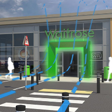 Airdoors and EMS Tretford Design Range Entrance Matting System chosen for Waitrose & Partners