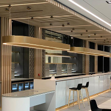 Bespoke Veneered Wood Bars for Unite Hotel & Conference Centre