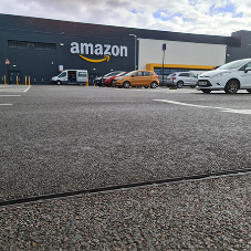 Gatic Slotdrain delivers prime service at Amazon distribution centre in Kent