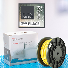 ThermoSphere Membrane is a Tomorrow’s Tile and Stone Awards 2021 award-winner