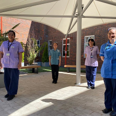 Broxap canopies support frontline NHS staff at Stoke Hospital