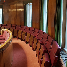 Bespoke seating at the Luton Town Hall