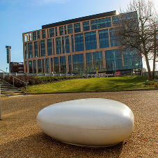 Artform Urban Solid Stone Benches for Stockport Exchange