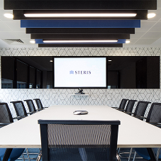 Steris' new offices receive superb sound absorption from Soundtect