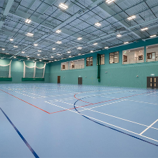 New superb acoustic walls were installed at Colchester Sports Hub