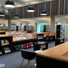 The Topakustik plank has been installed at Roehampton Uni's Library
