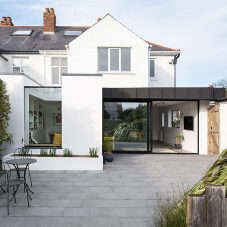 Stunning 'wow factor' added to contemporary extension using eaves rooflight