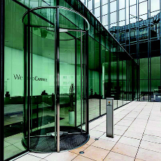 Bauporte Doors produced a striking entrance for the Westend Carree