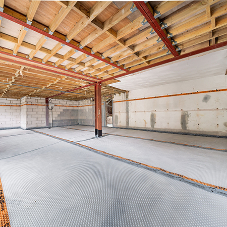 Structural Waterproofing Basement project using Delta Membrane products