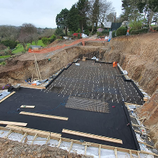 Waterproofing and ground gas control for luxury Devon home