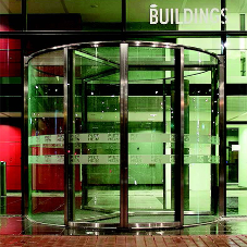 Three of Bauporte's automatic revolving doors were installed at Piet Heinkade