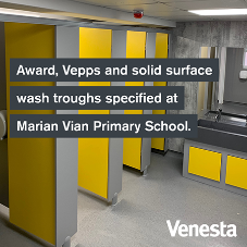 New Venesta washroom for Kent Primary School